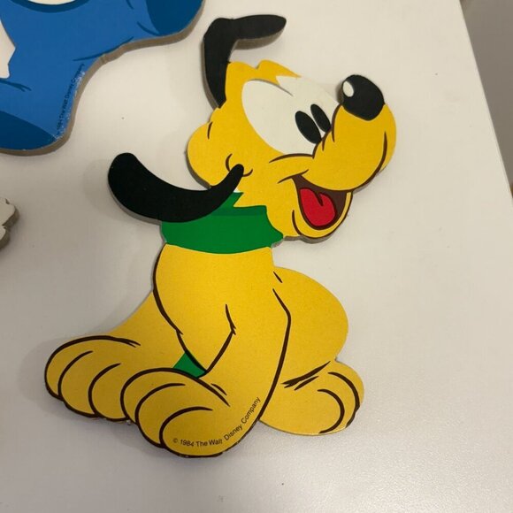 Vintage Walt Disney Wall Decor Characters 1984 Nursery Playroom Cute - Picture 2 of 13